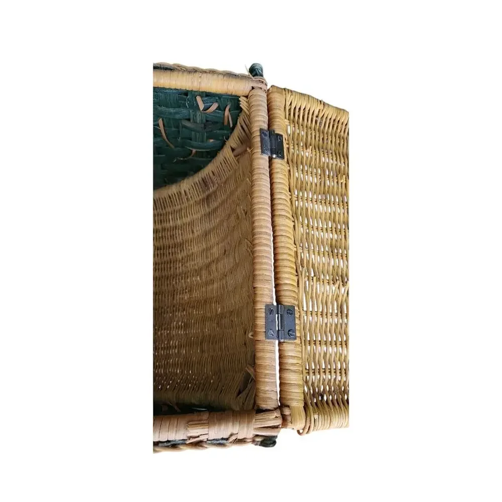 Wicker Half Round With‎ Sunflower and Handles 14.5''